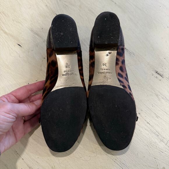 Dolce & Gabbana Animal Print Leather Ballet Flats Shoes Size 36 6 - Picture 8 of 10